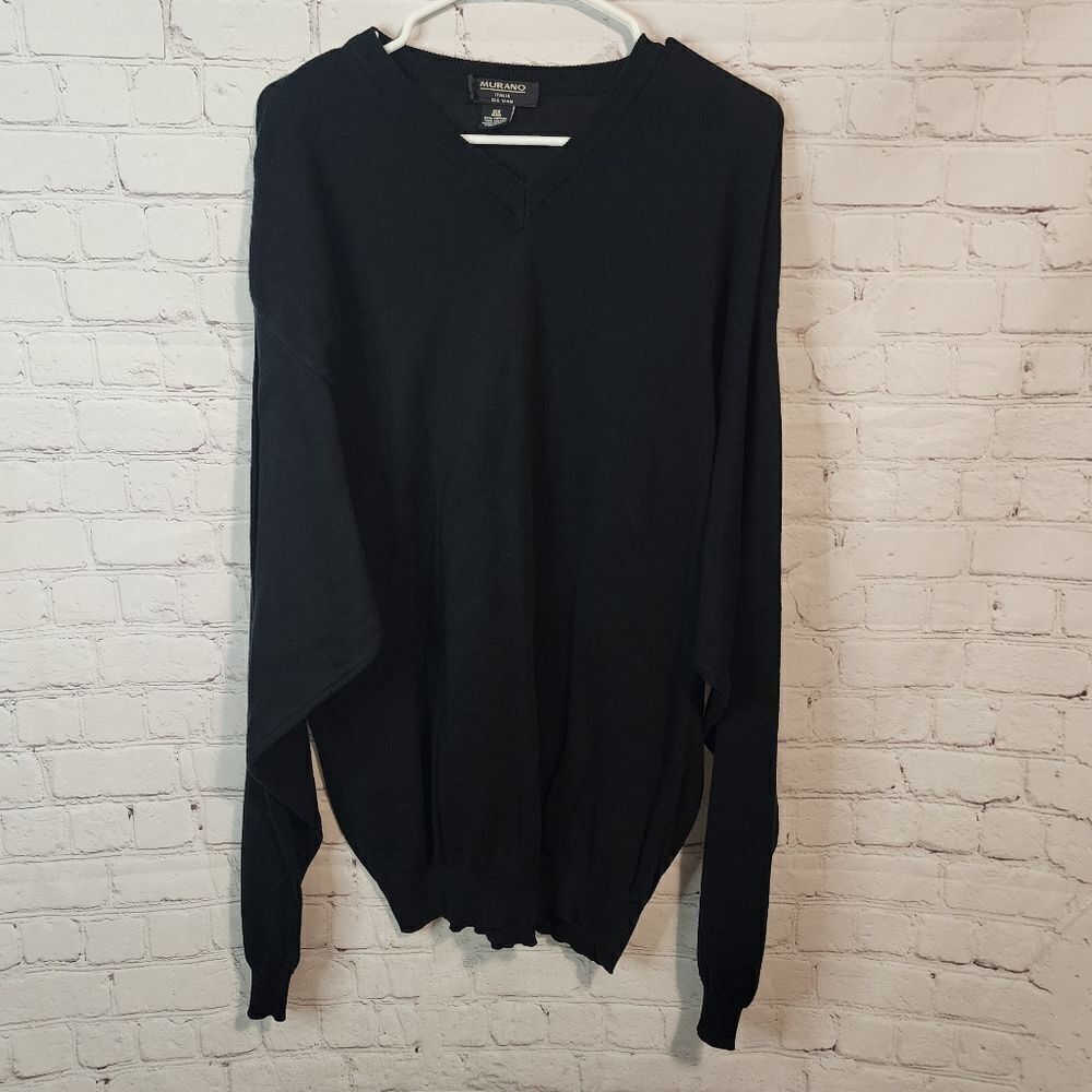 Men's Murano "Big Man" V-Neck sweater, size XXL